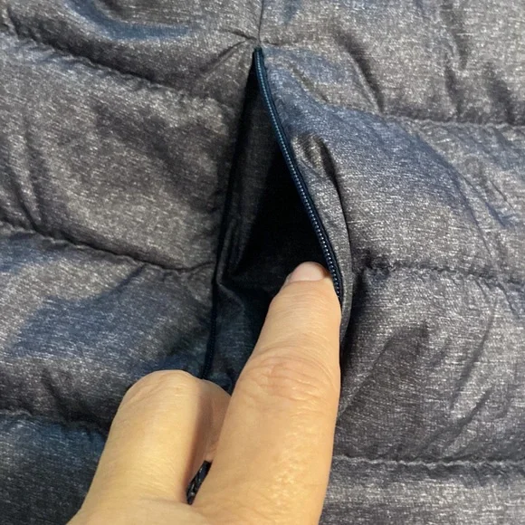 Eddie Bauer Women Down Jacket size S EB650 color gray/bluish 100% nylon BNWOT - Picture 12 of 16